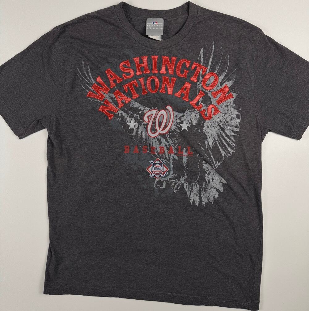 Washington Nationals MLB Genuine Merchandise Eagle Graphic T-Shirt Men's L